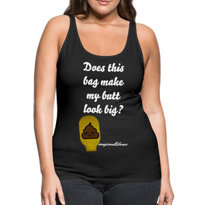 OSTOMY BAG POOP EMOJI  Premium Tank Top (Adult) - black
