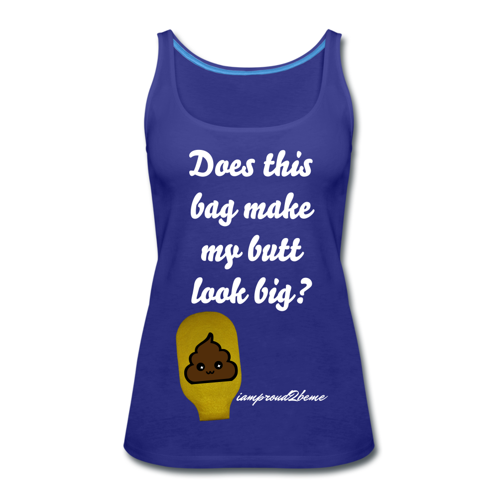 OSTOMY BAG POOP EMOJI  Premium Tank Top (Adult) - royal blue