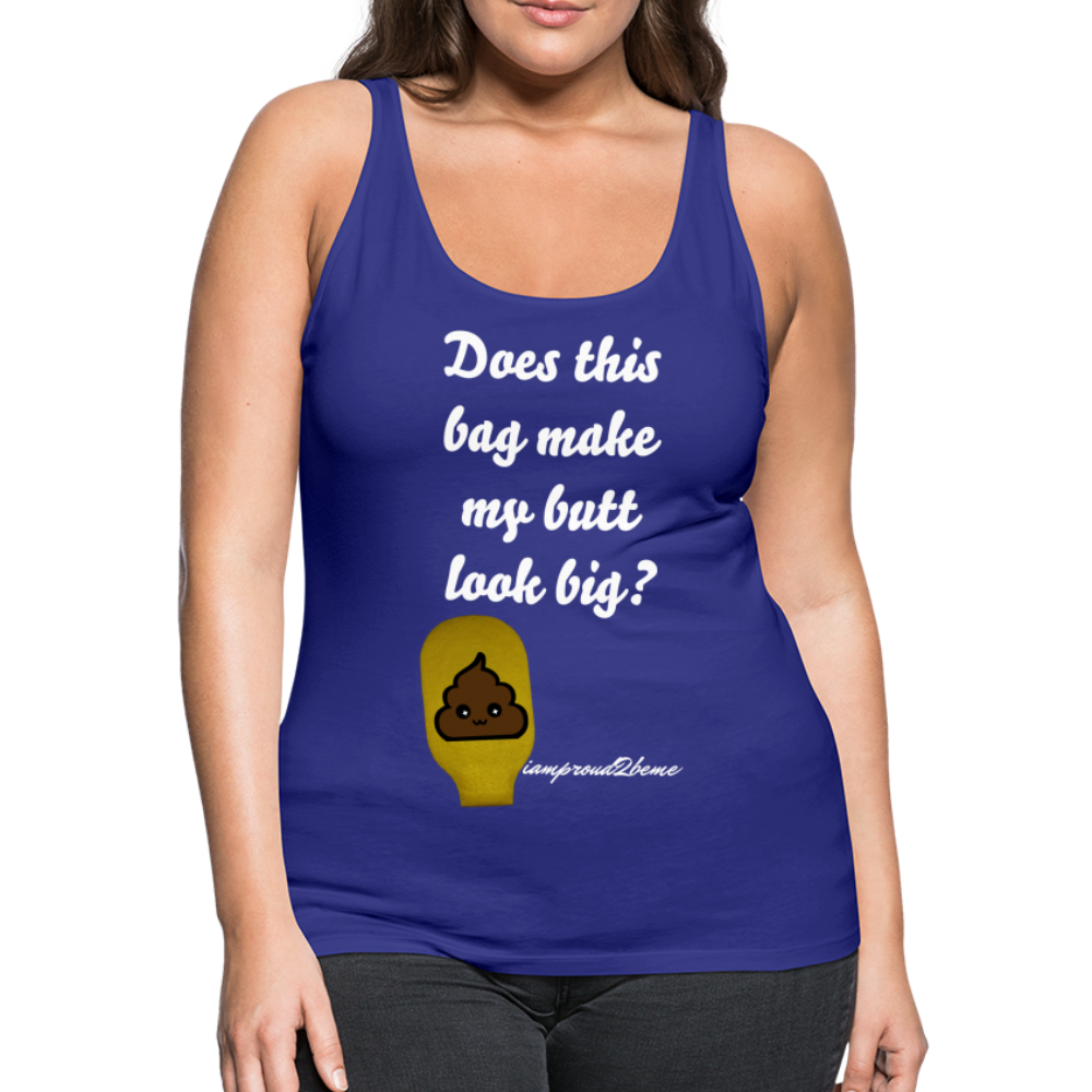 OSTOMY BAG POOP EMOJI  Premium Tank Top (Adult) - royal blue