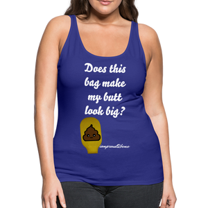 OSTOMY BAG POOP EMOJI  Premium Tank Top (Adult) - royal blue