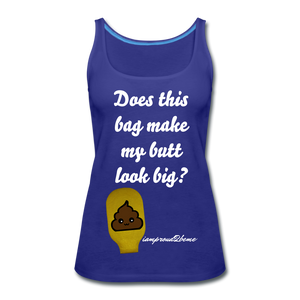 OSTOMY BAG POOP EMOJI  Premium Tank Top (Adult) - royal blue