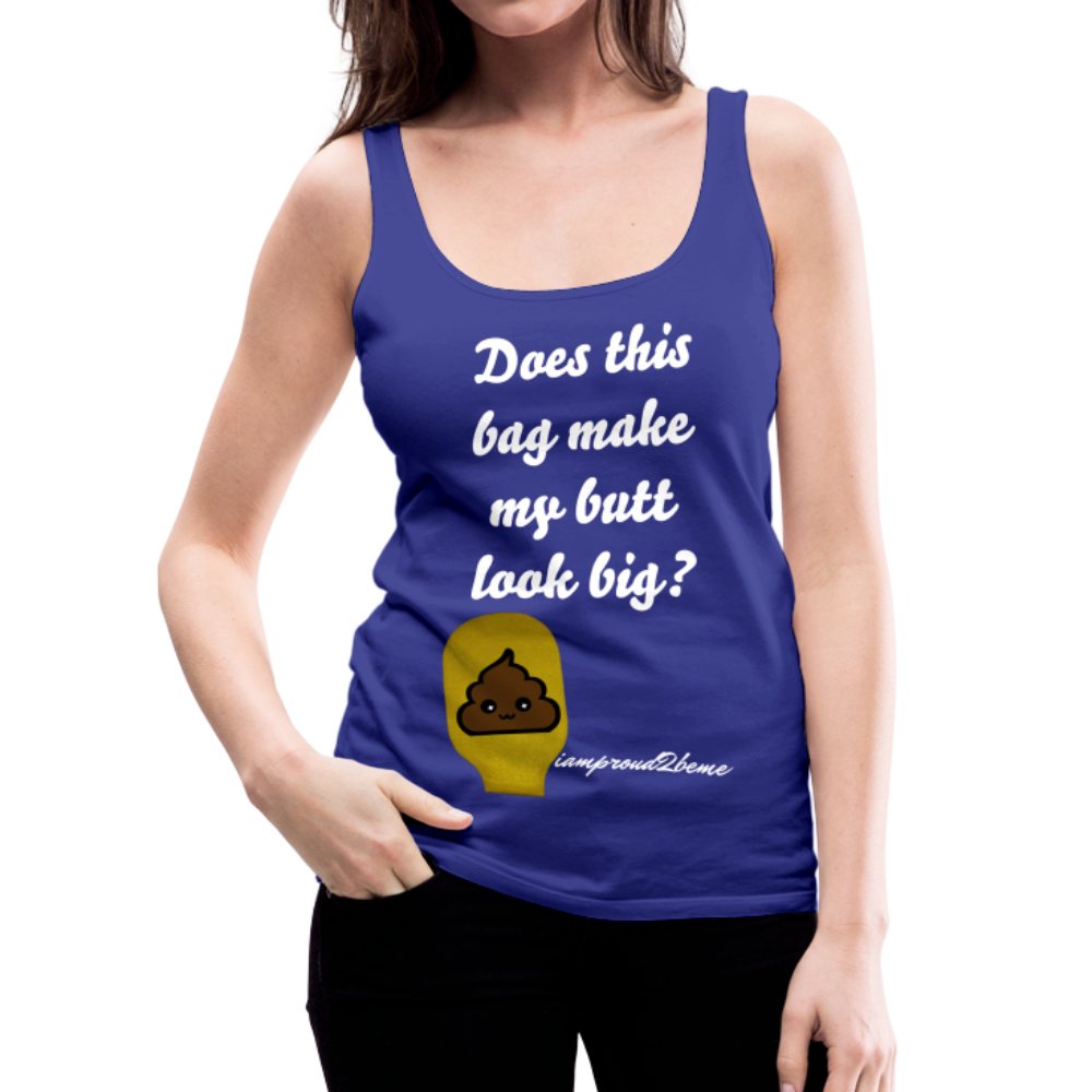 OSTOMY BAG POOP EMOJI  Premium Tank Top (Adult) - royal blue