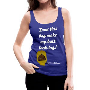 OSTOMY BAG POOP EMOJI  Premium Tank Top (Adult) - royal blue