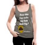 OSTOMY BAG POOP EMOJI  Premium Tank Top (Adult) - asphalt gray