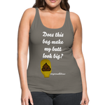 OSTOMY BAG POOP EMOJI  Premium Tank Top (Adult) - asphalt gray
