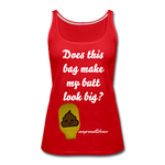 OSTOMY BAG POOP EMOJI  Premium Tank Top (Adult) - red