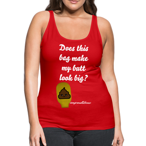 OSTOMY BAG POOP EMOJI  Premium Tank Top (Adult) - red