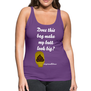 OSTOMY BAG POOP EMOJI  Premium Tank Top (Adult) - purple