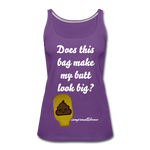 OSTOMY BAG POOP EMOJI  Premium Tank Top (Adult) - purple