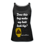 OSTOMY BAG POOP EMOJI  Premium Tank Top (Adult) - charcoal gray