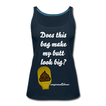 OSTOMY BAG POOP EMOJI  Premium Tank Top (Adult) - deep navy