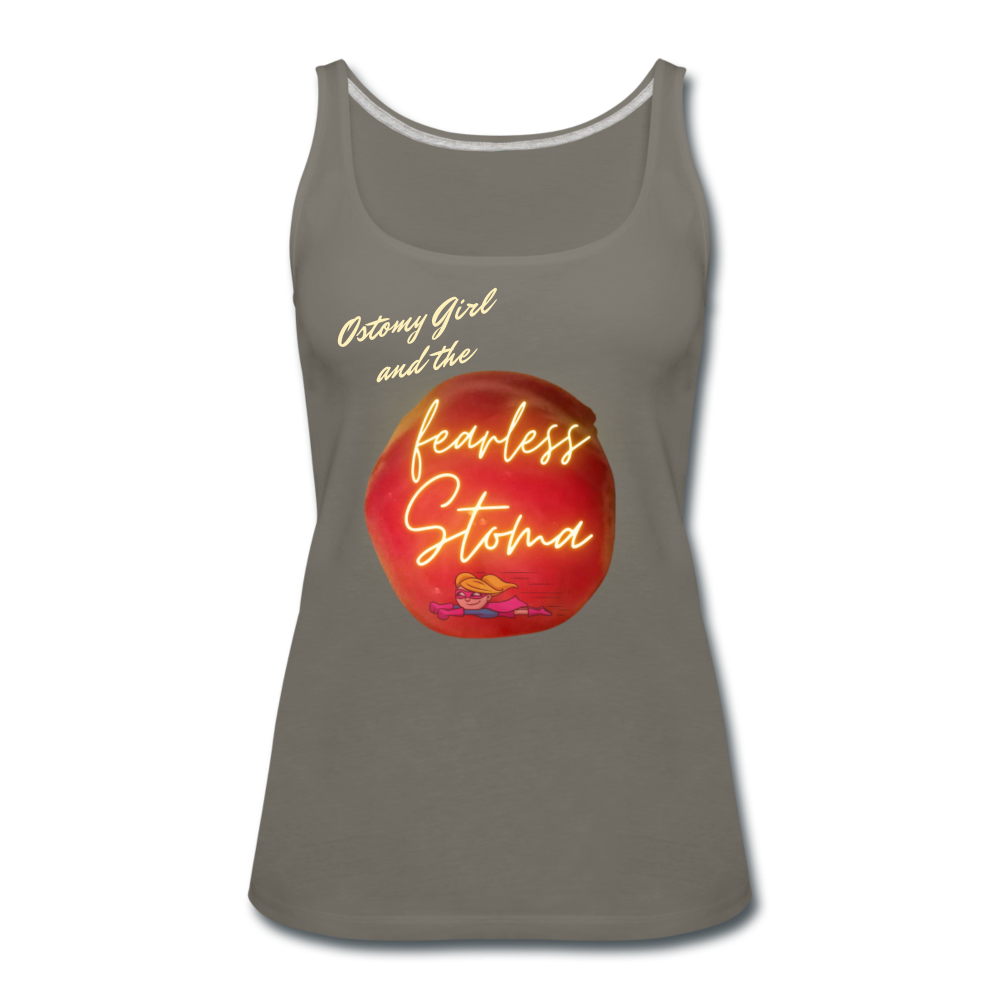 FEARLESS STOMA Women’s Premium Tank Top (Adult) - asphalt gray