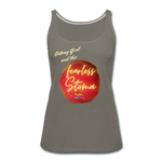 FEARLESS STOMA Women’s Premium Tank Top (Adult) - asphalt gray