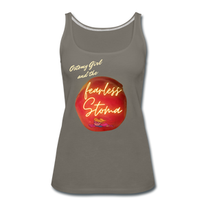 FEARLESS STOMA Women’s Premium Tank Top (Adult) - asphalt gray