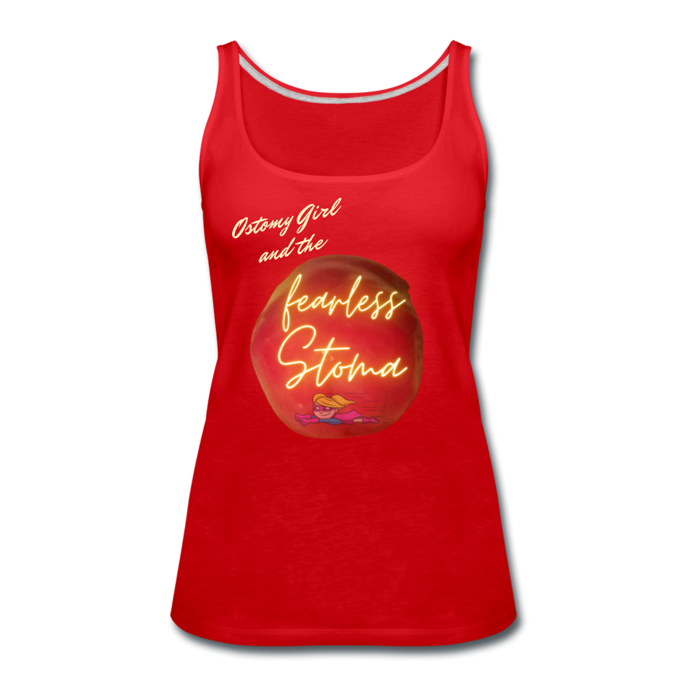 FEARLESS STOMA Women’s Premium Tank Top (Adult) - red