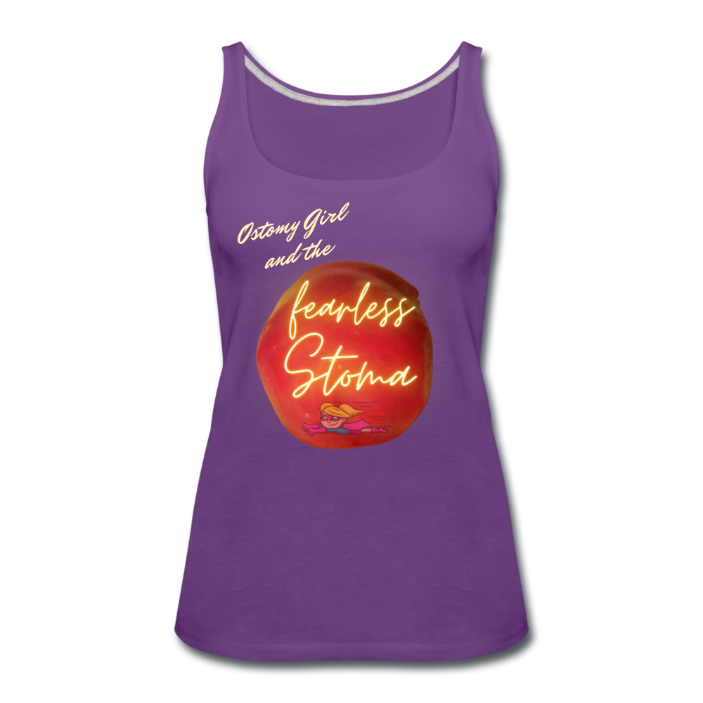FEARLESS STOMA Women’s Premium Tank Top (Adult) - purple