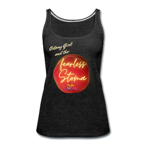 FEARLESS STOMA Women’s Premium Tank Top (Adult) - charcoal gray
