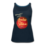 FEARLESS STOMA Women’s Premium Tank Top (Adult) - deep navy