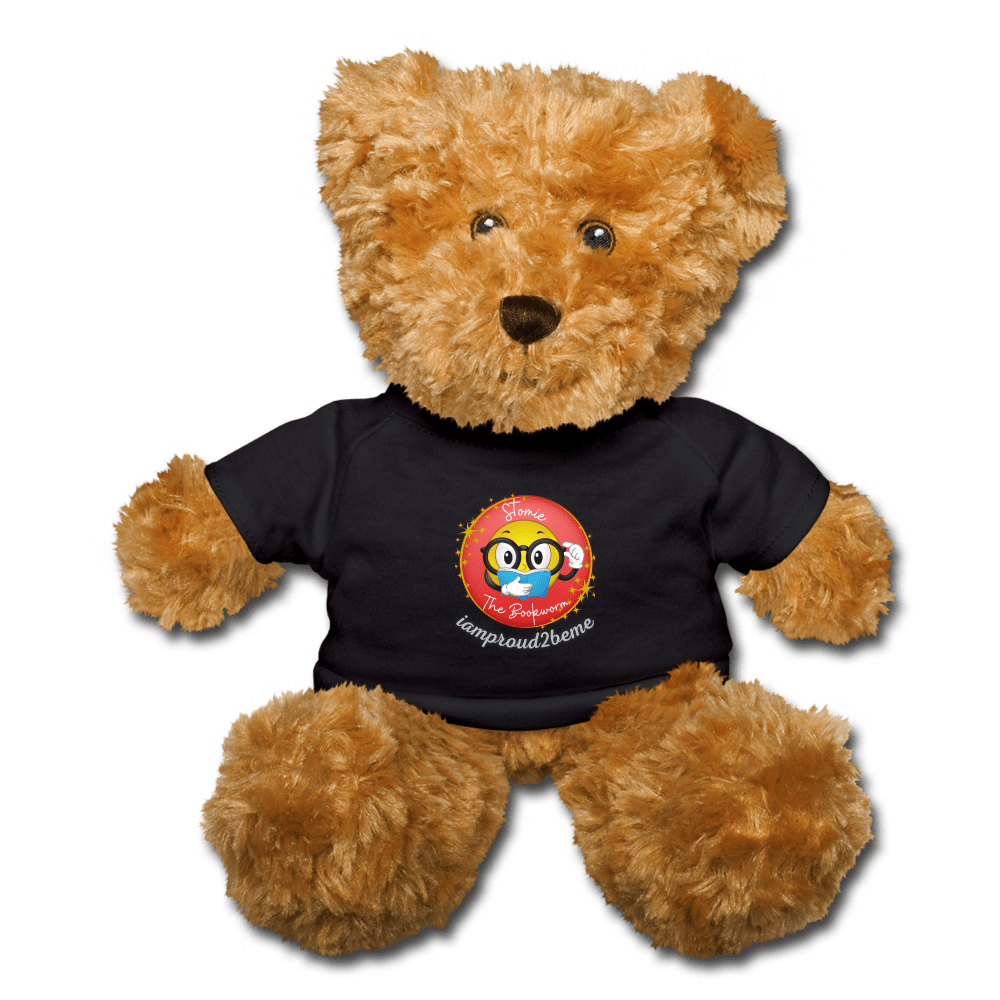 TEDDY BEAR Stomie The Bookworm - black