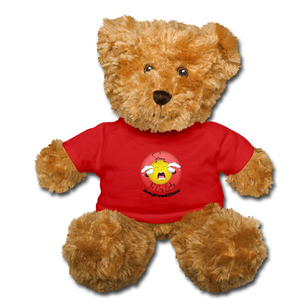TEDDY BEAR Stomie The Crybaby - red