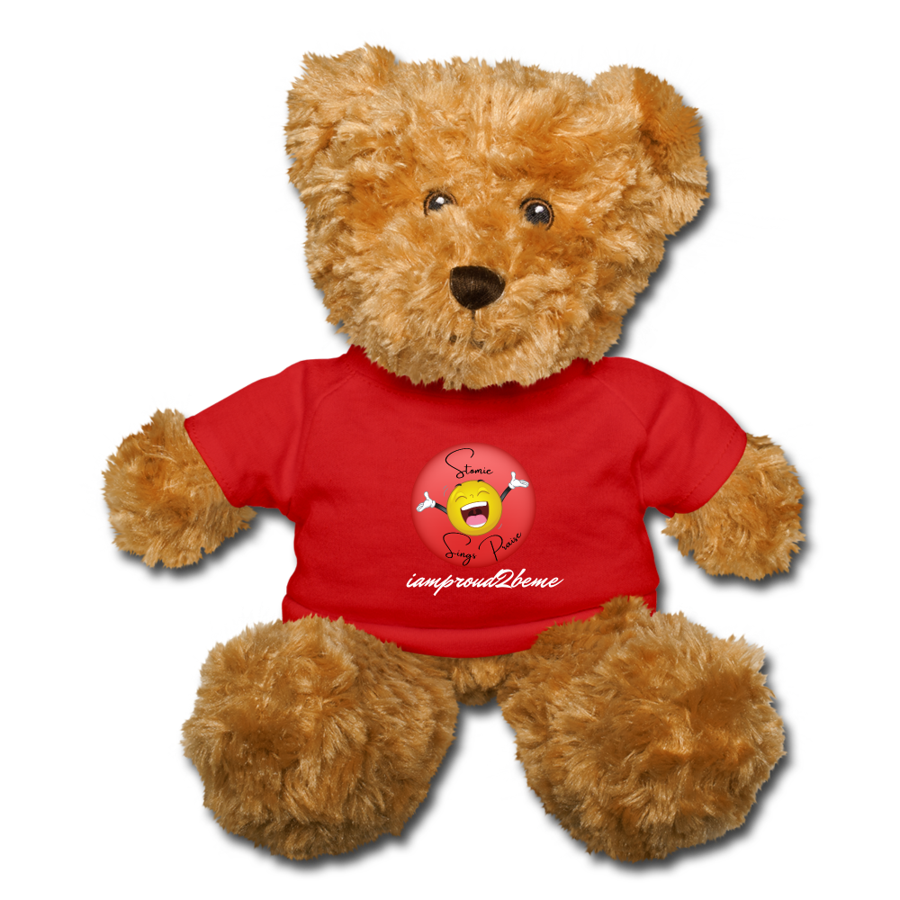 TEDDY BEAR Stomie Sings Praise - red