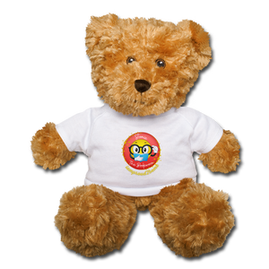 TEDDY BEAR Stomie The Bookworm - white
