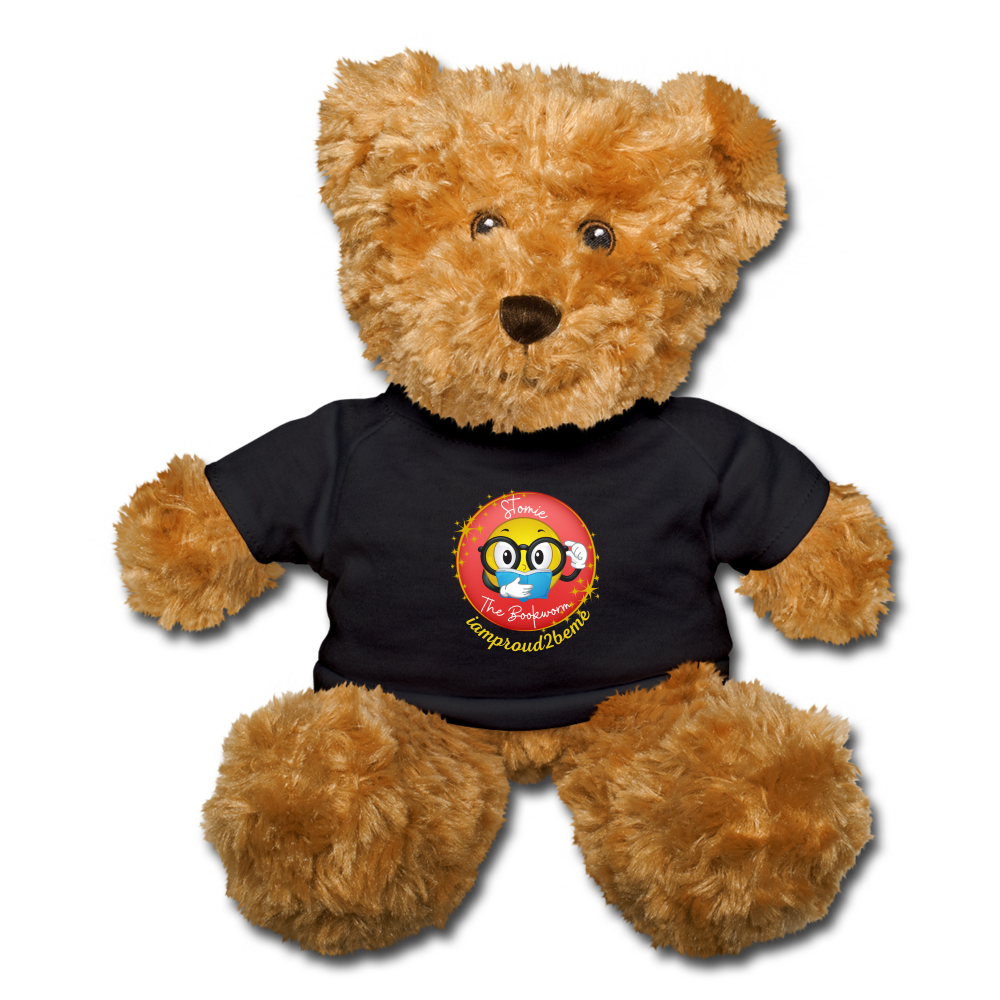 TEDDY BEAR Stomie The Bookworm - black