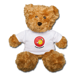 TEDDY BEAR Stomie The Party Animal - white