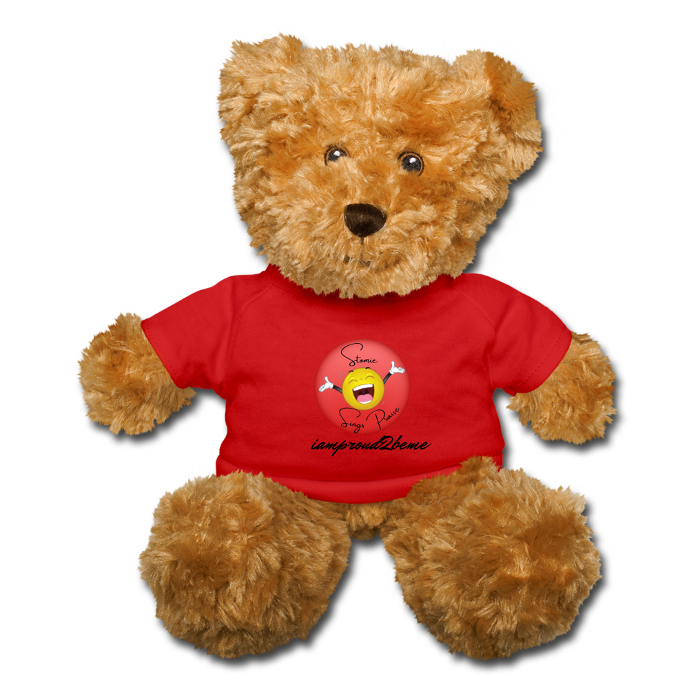 TEDDY BEAR Stomie Sings Praises - red