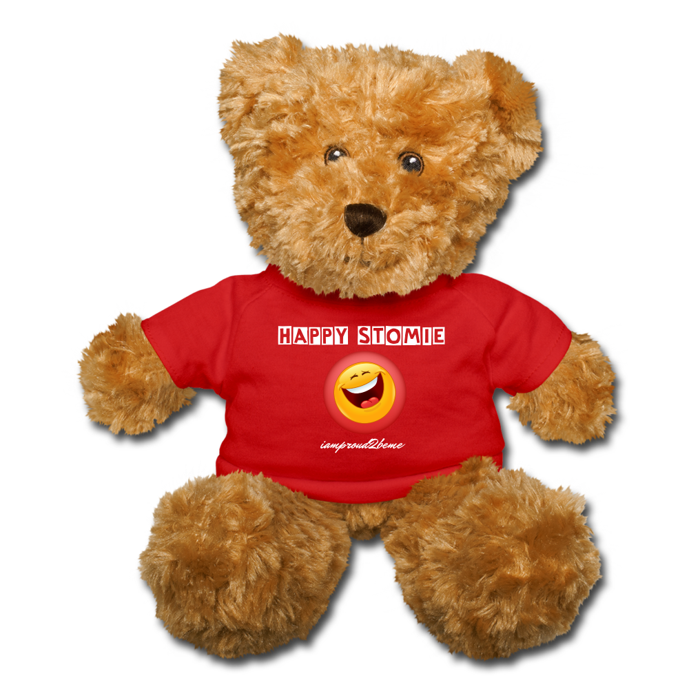 TEDDY BEAR Happy Stomie - red