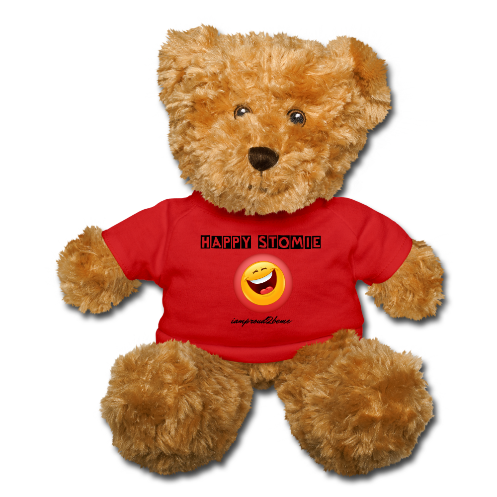 TEDDY BEAR Happy Stomie - red