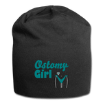 OSTOMY GIRL Jersey Beanie - black