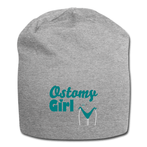 OSTOMY GIRL Jersey Beanie - heather gray