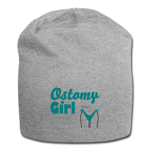 OSTOMY GIRL Jersey Beanie - heather gray