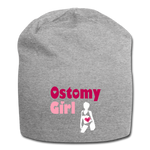 OSTOMY GIRL Jersey Beanie - heather gray