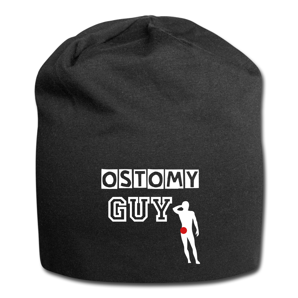 OSTOMY GUY Jersey Beanie - black