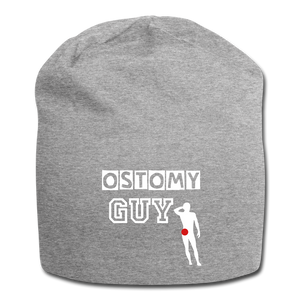 OSTOMY GUY Jersey Beanie - heather gray