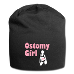 OSTOMY GIRL Jersey Beanie - black