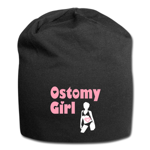 OSTOMY GIRL Jersey Beanie - black