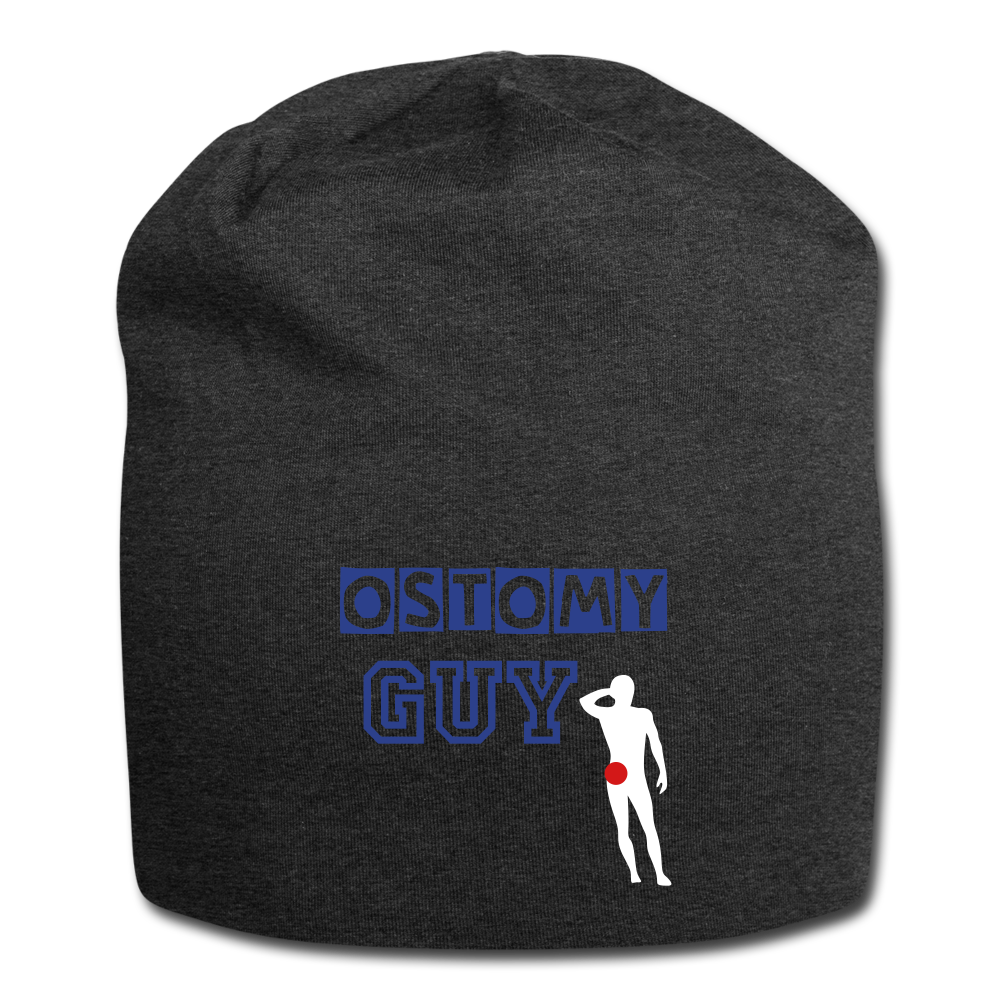 OSTOMY GUY Jersey Beanie - charcoal grey