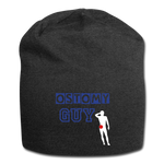 OSTOMY GUY Jersey Beanie - charcoal grey