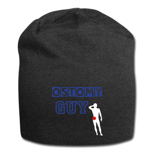OSTOMY GUY Jersey Beanie - charcoal grey