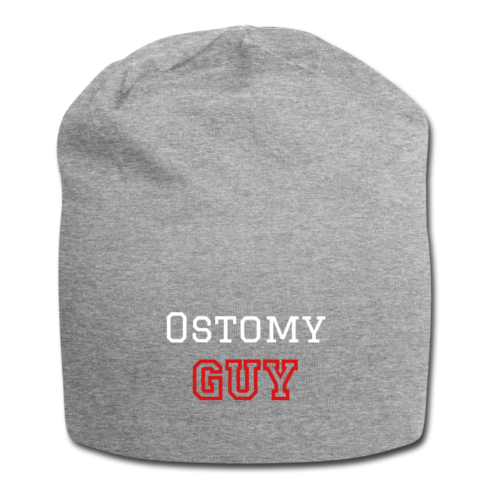 OSTOMY GUY Jersey Beanie - heather gray