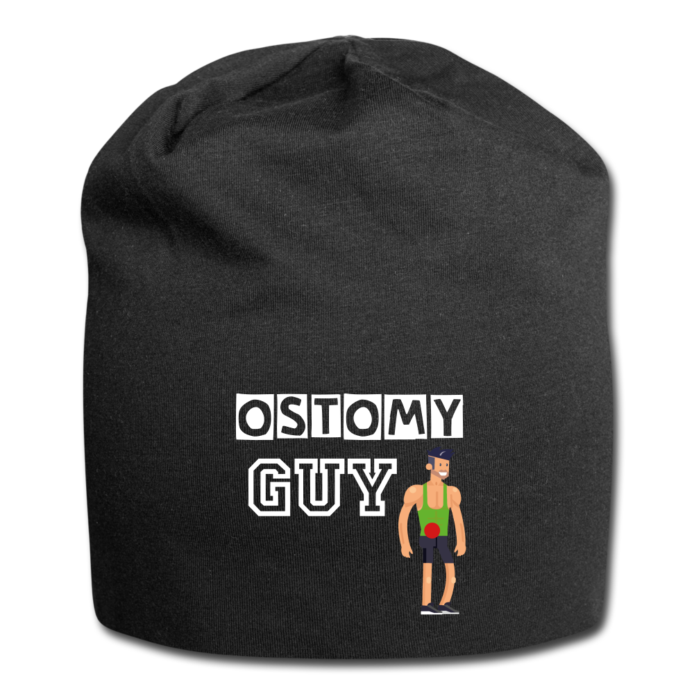 OSTOMY GUY Jersey Beanie - black
