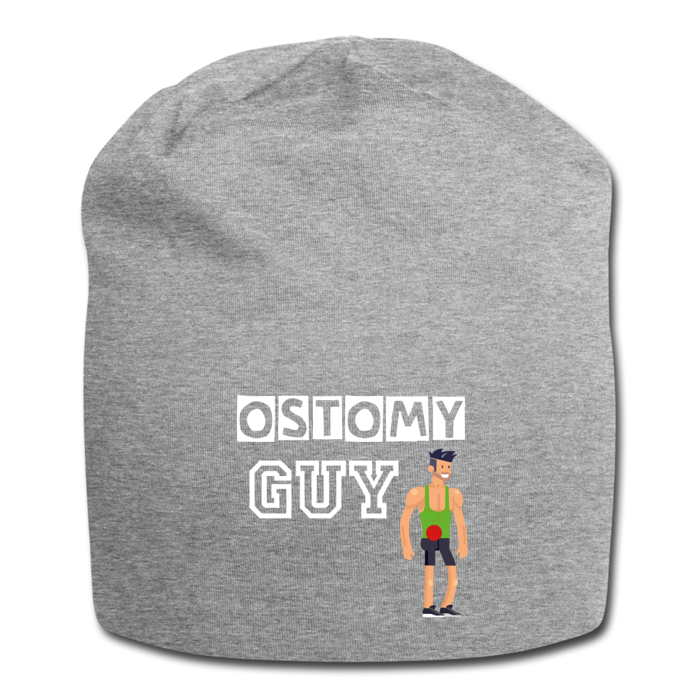 OSTOMY GUY Jersey Beanie - heather gray