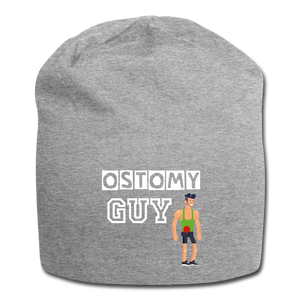 OSTOMY GUY Jersey Beanie - heather gray