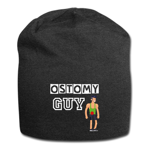 OSTOMY GUY Jersey Beanie - charcoal grey
