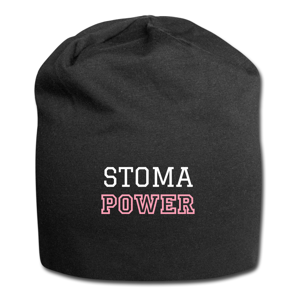 STOMA POWER Jersey Beanie - black