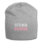 STOMA POWER Jersey Beanie - heather gray
