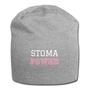 STOMA POWER Jersey Beanie - heather gray